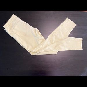 Zara light yellow pants size US 08